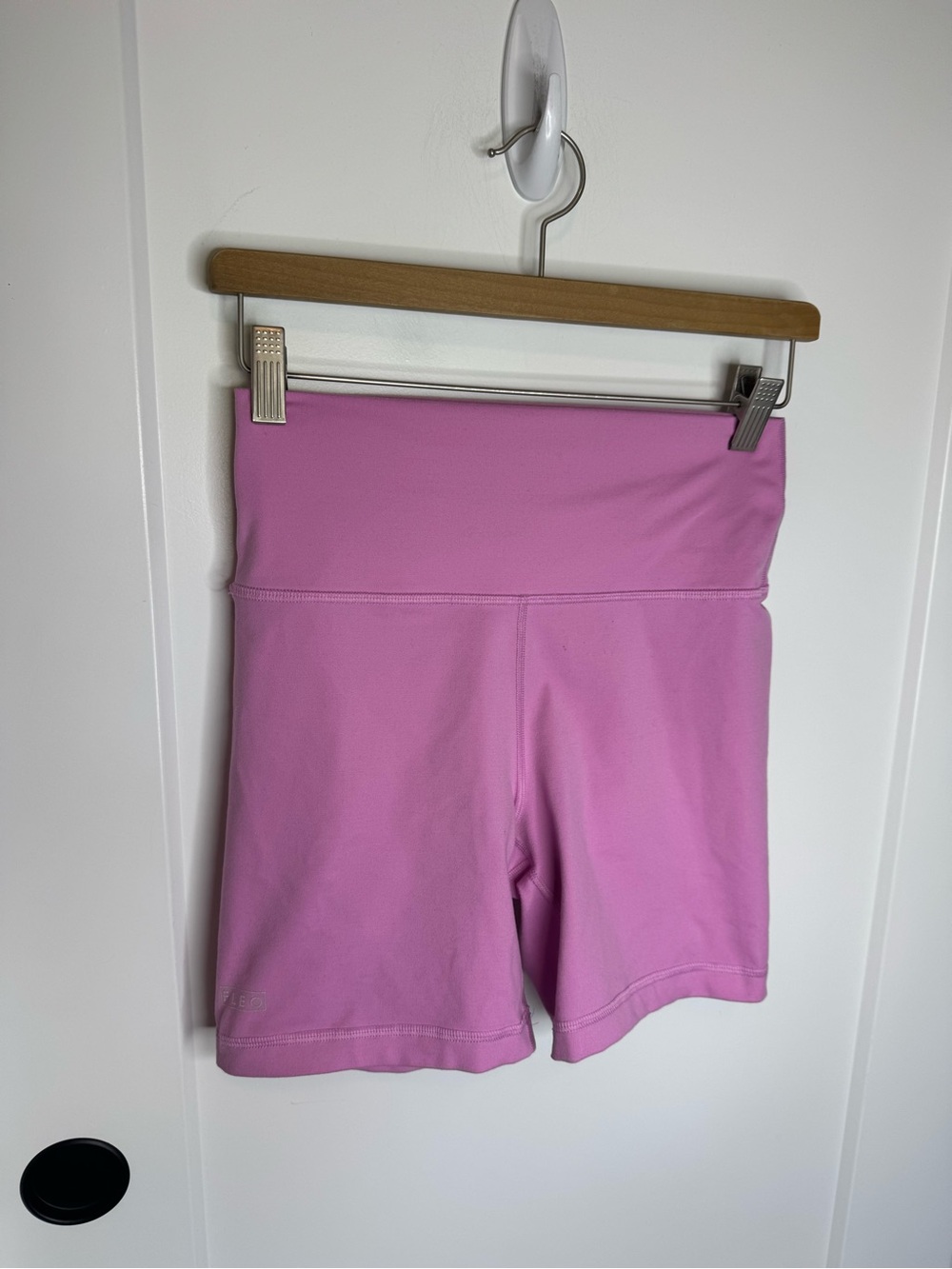 Fleo Active Pink High Rise Biker Shorts Size Medium